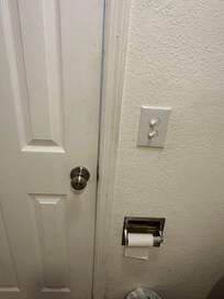 Bathroom door