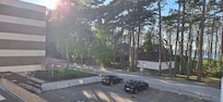 Seitlicher Seeblick vom Balkon