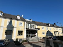 Outside main entrance