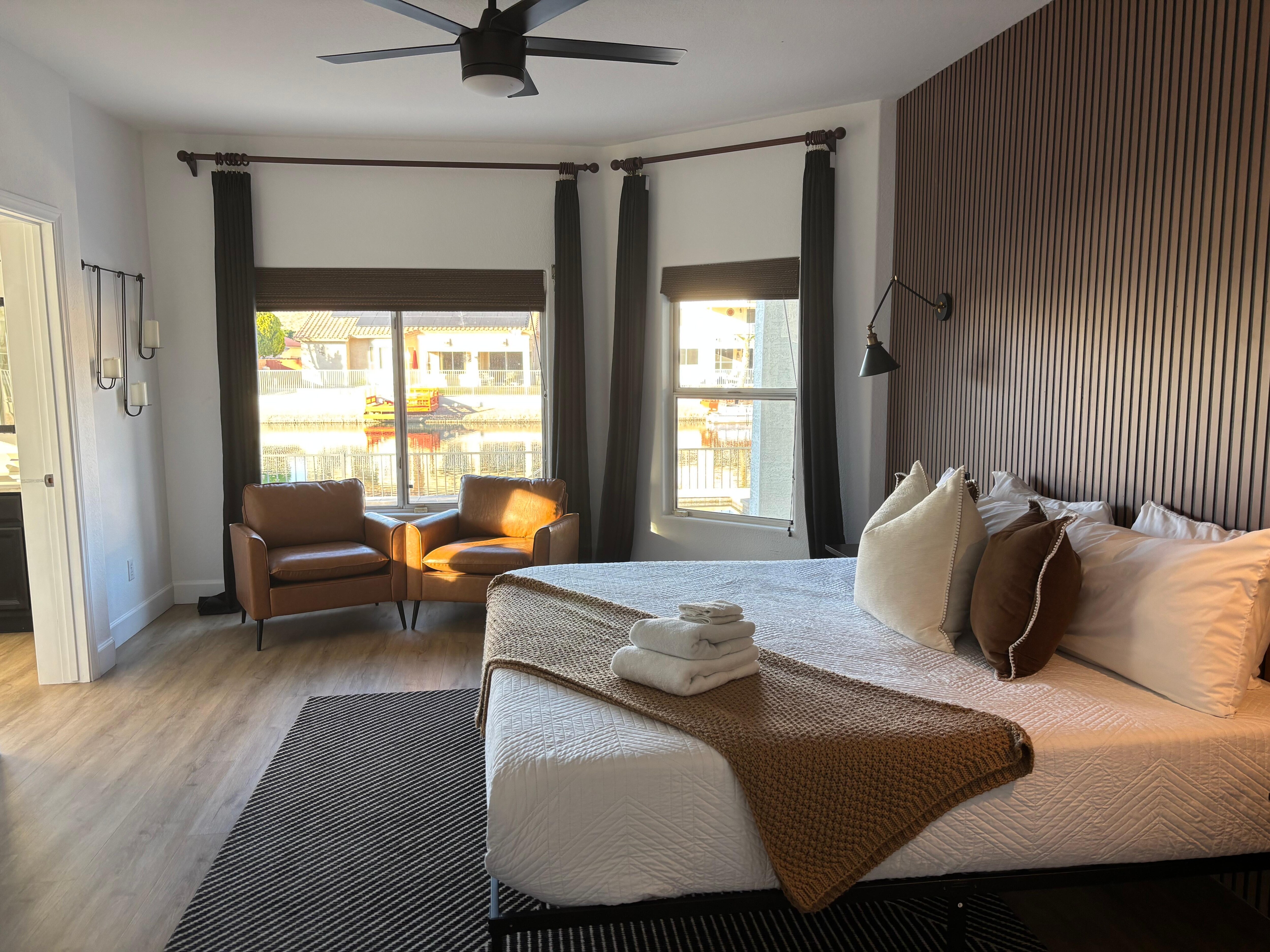 Morning view from the patio. It’s a beautiful neighborhood. 