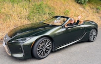 We “borrowed” Convertible Lexus for a short drive to Sausalito.