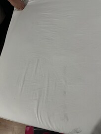 Dirty sheets. The floors were also dirty but I didn’t get pics. Cigarette smell was giving us headaches and nausea!
