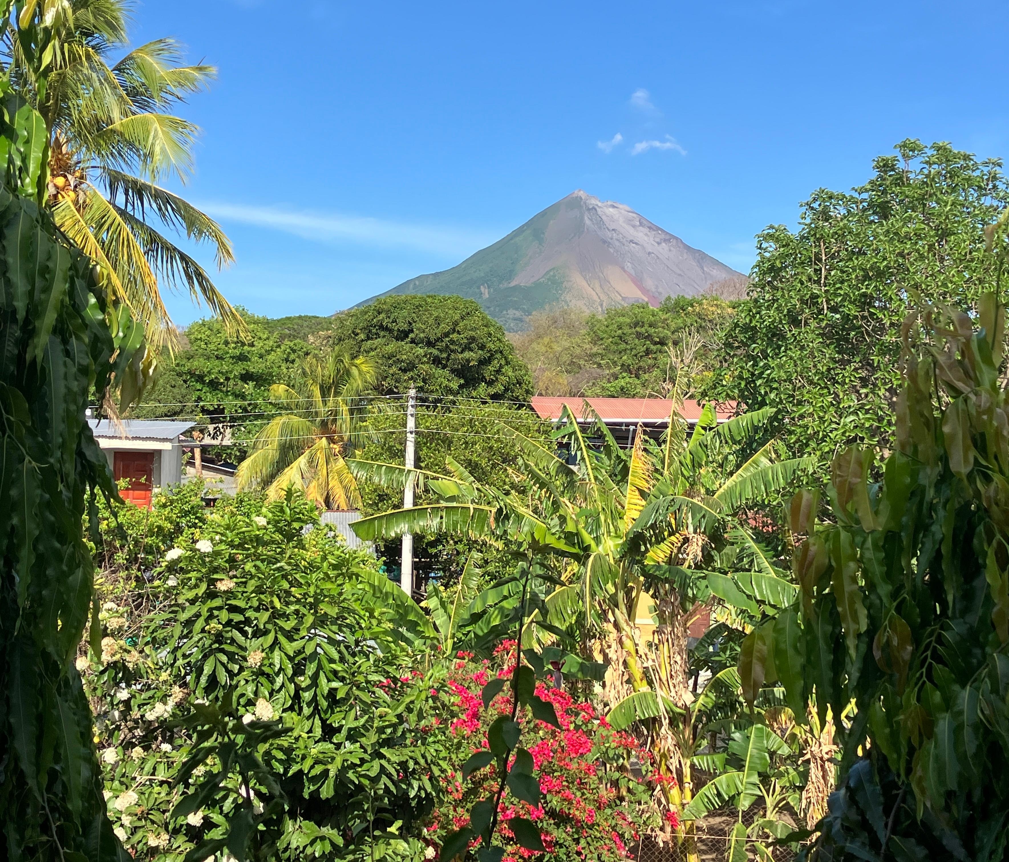 View from first floor veranda. 