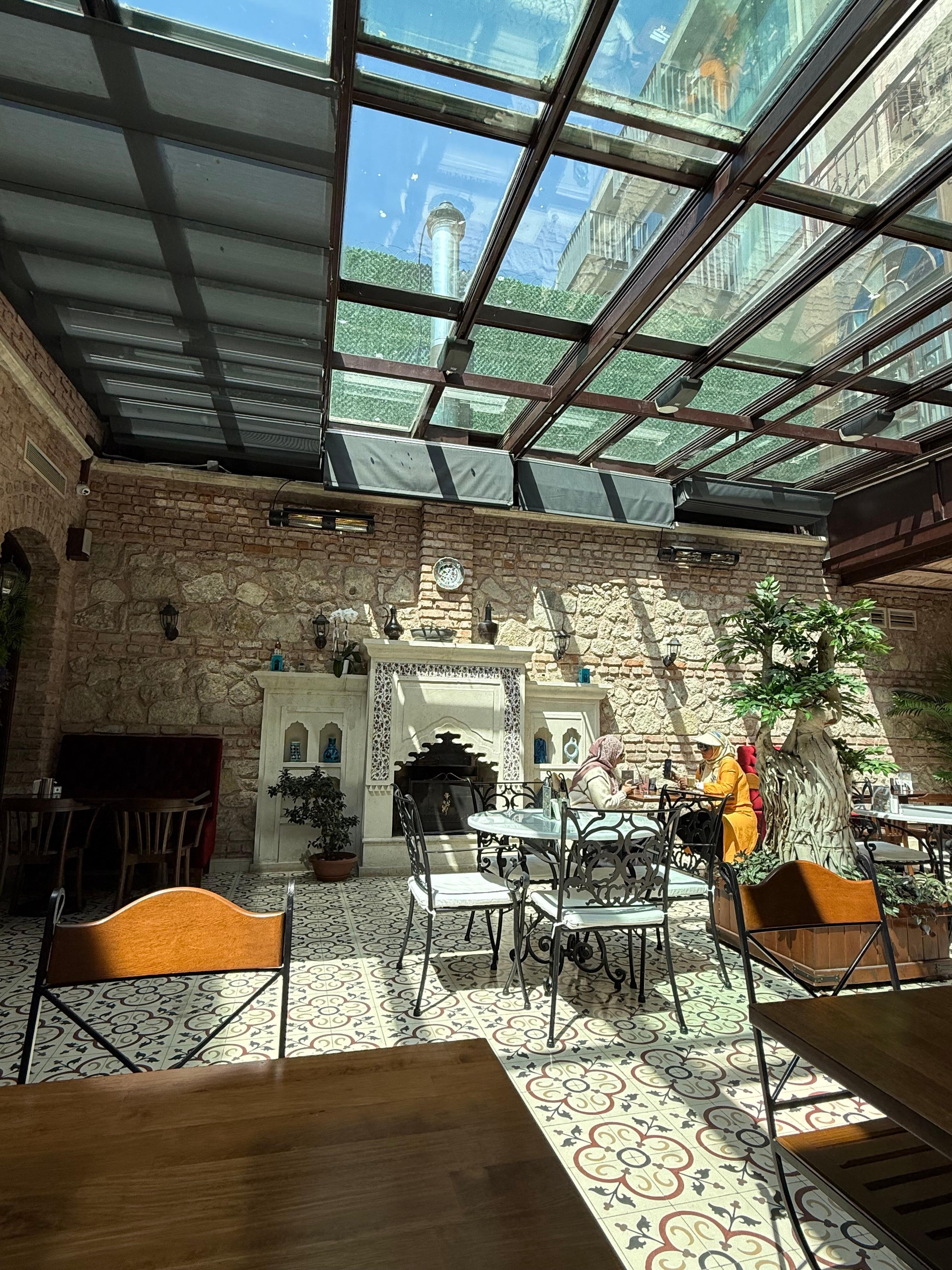 Caffe downstairs