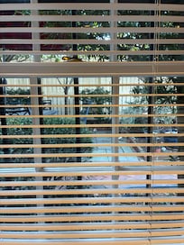 From kitchen window to patio