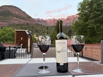 Enjoyed dinner and drinks two nights here on the back deck