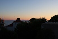 Sunset from the balcony.