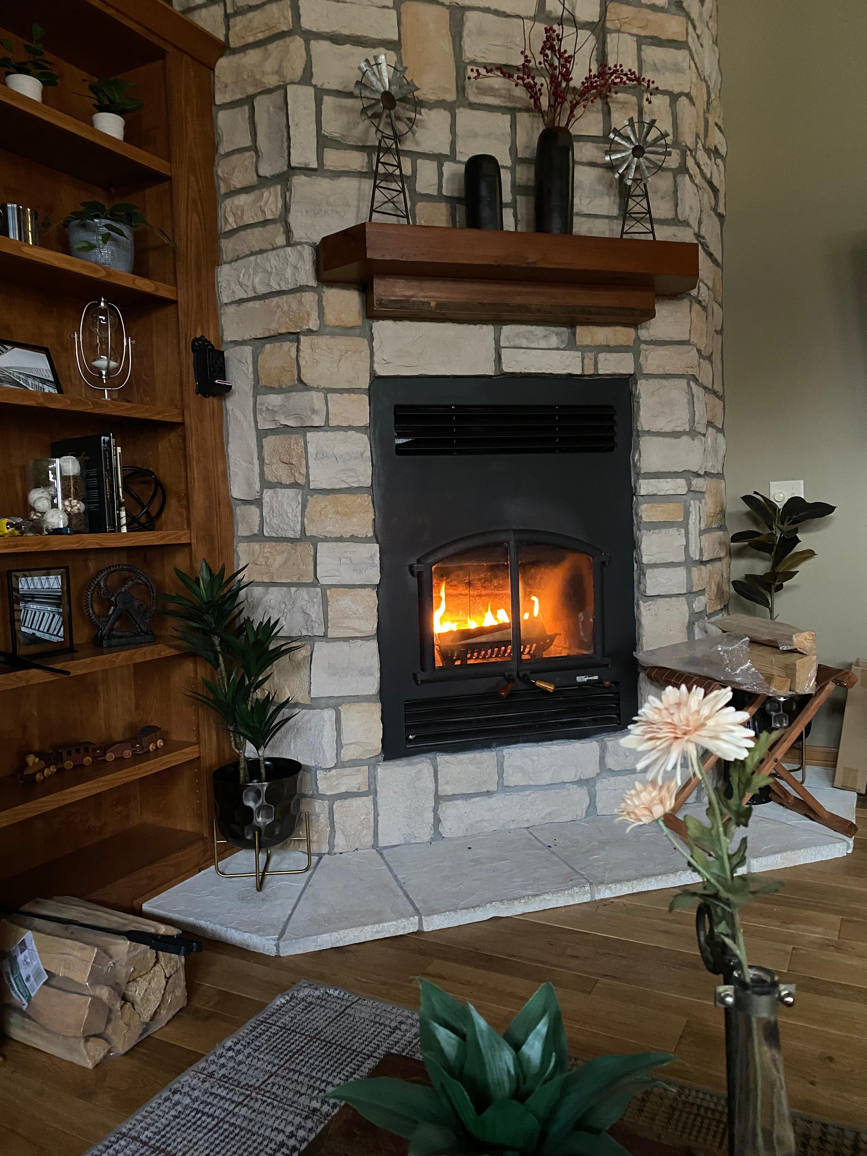 There’s nothing better than a relaxing in front of a nice fire in the evening.