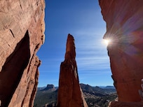 Backside of Cathedral Rock trail