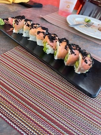 Taco and sushi bar-delish!