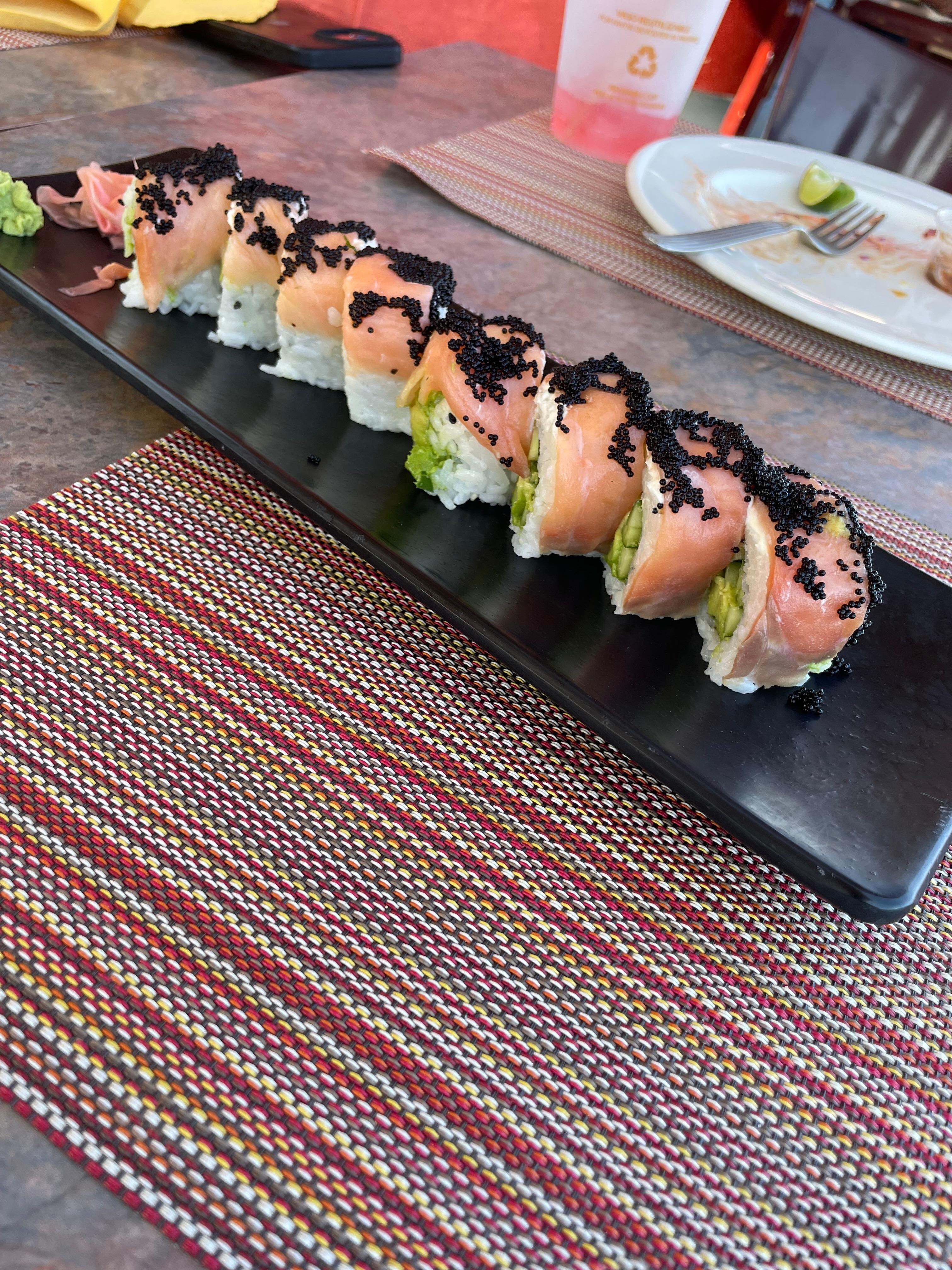 Taco and sushi bar-delish!
