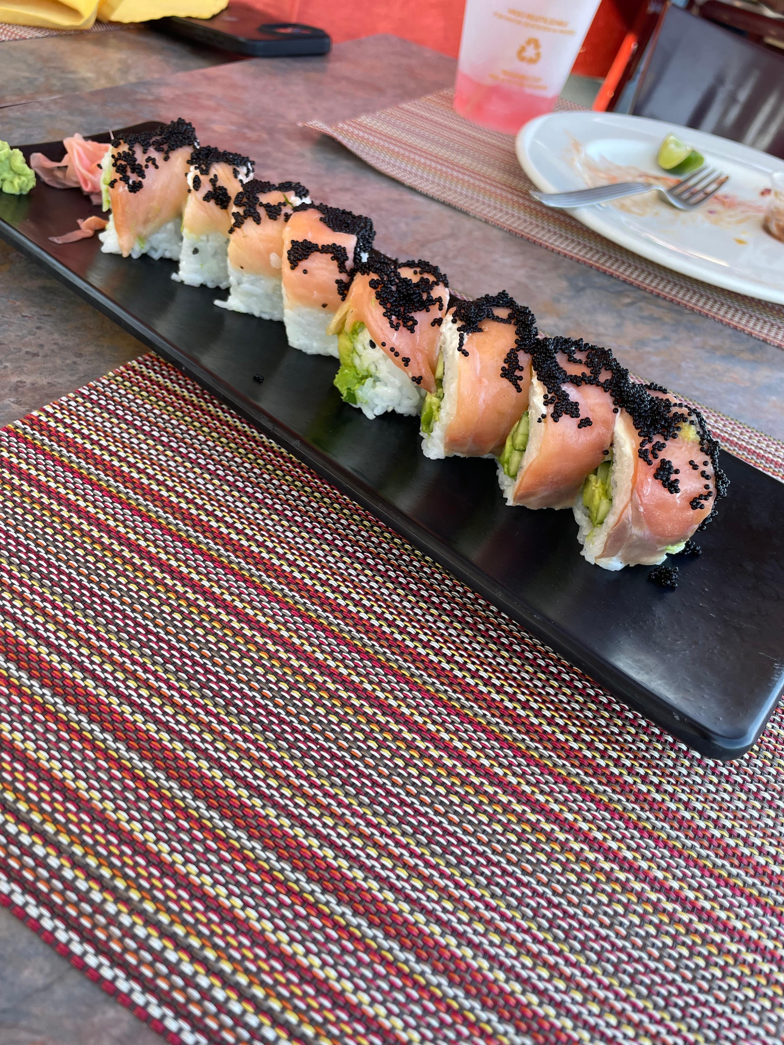 Taco and sushi bar-delish!