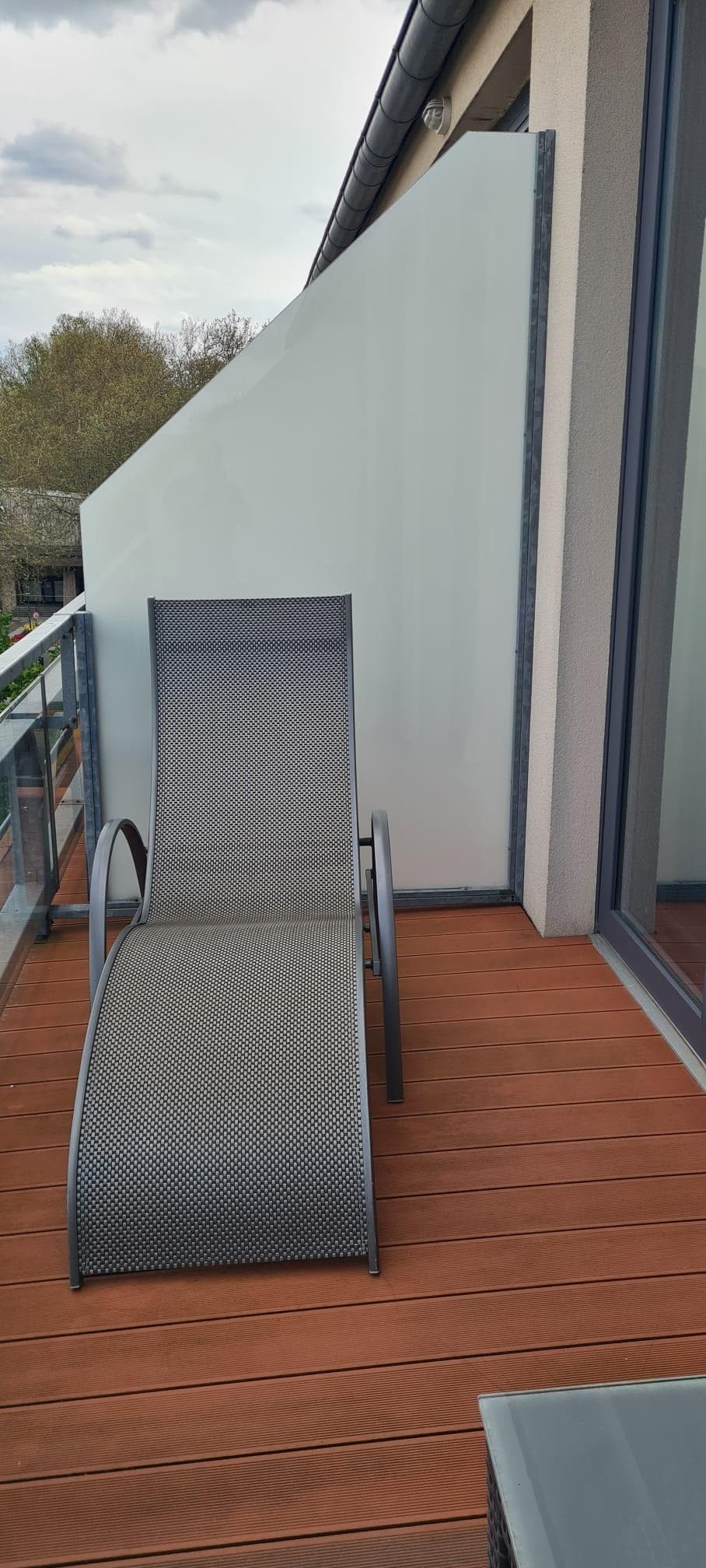 Lekker vertoeven op balkom