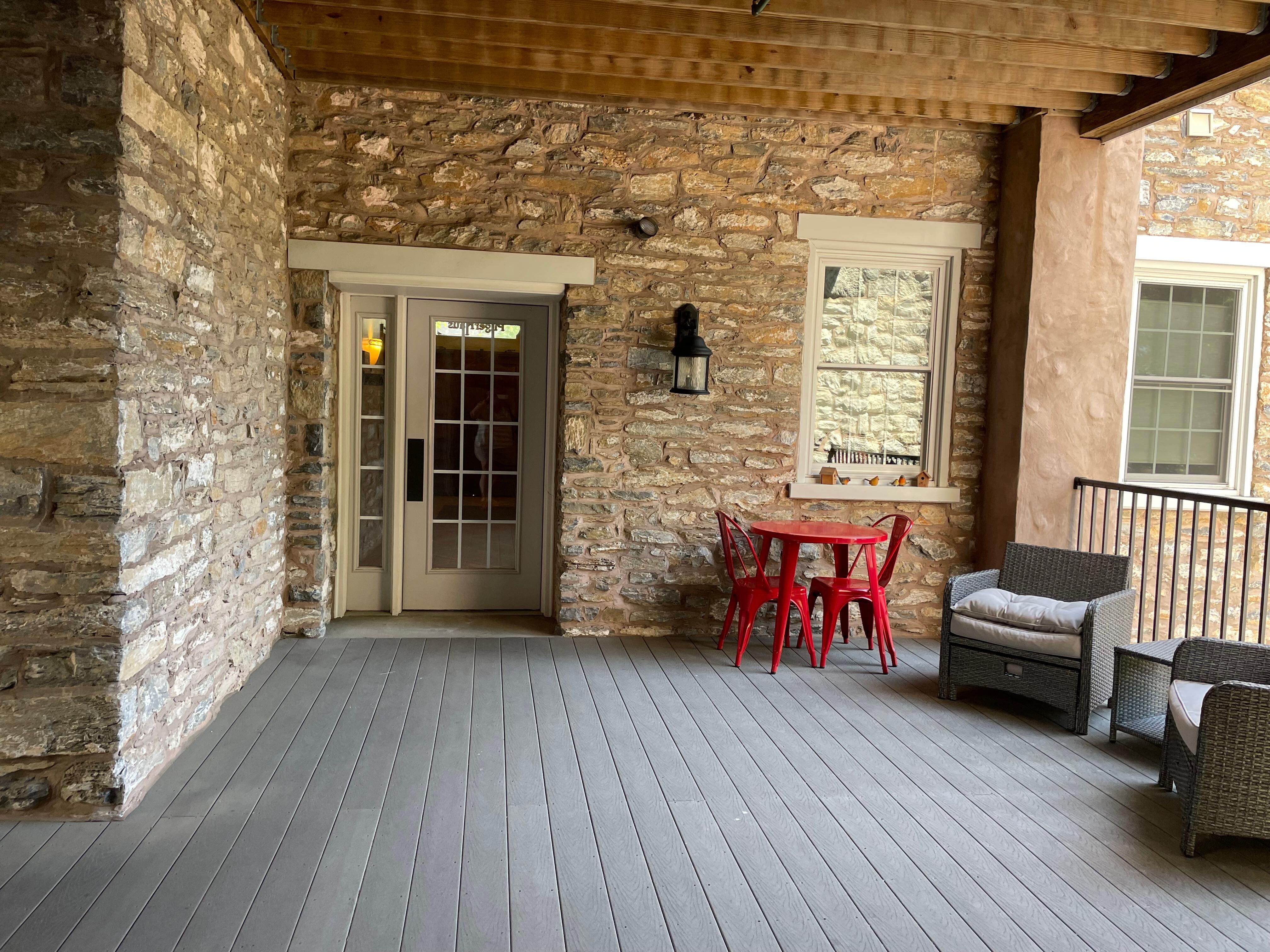 Relaxing patio