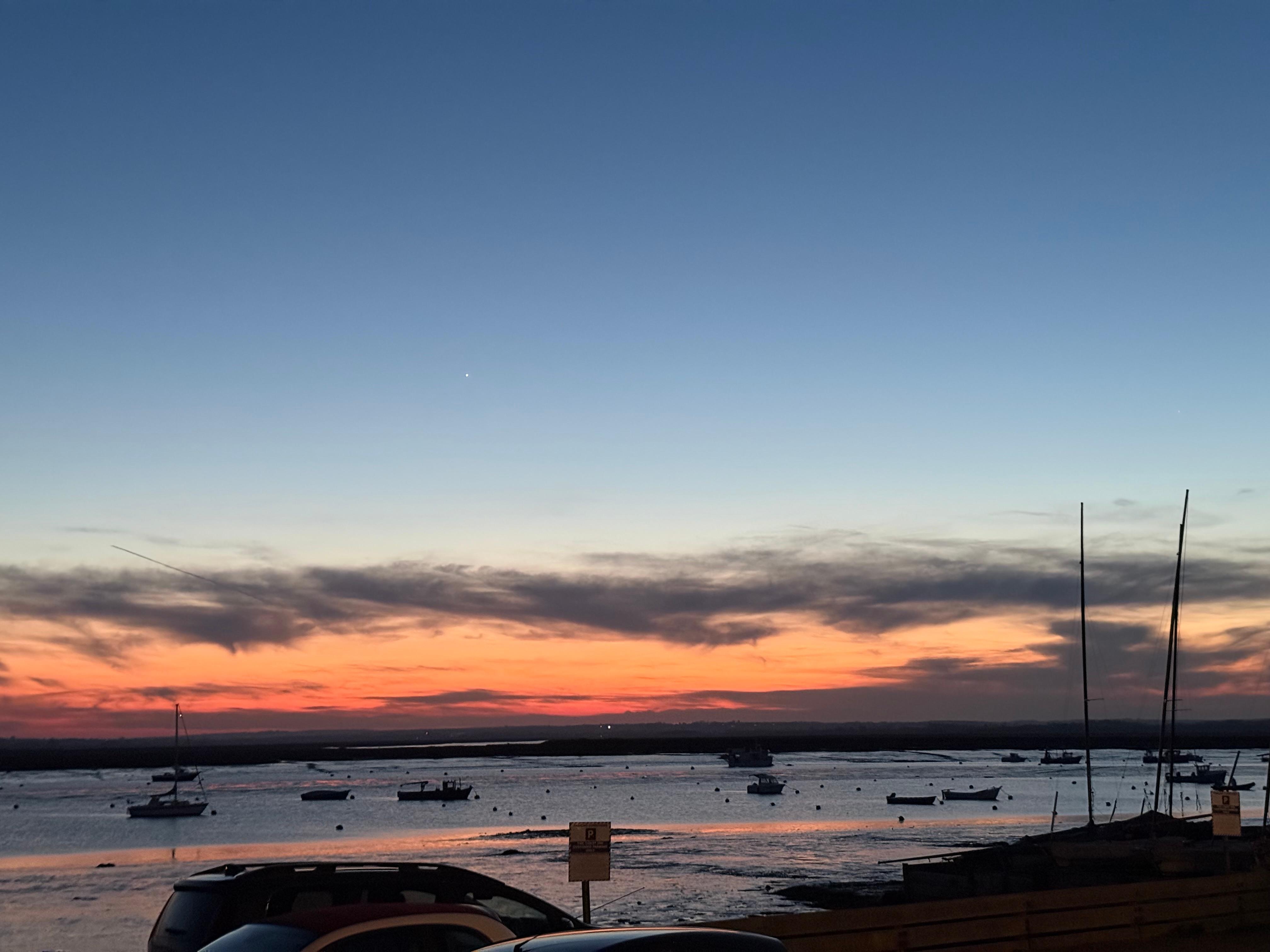 Sunset at the harbour.