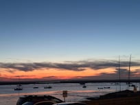 Sunset at the harbour.