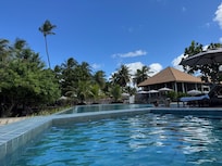 Vista da piscina