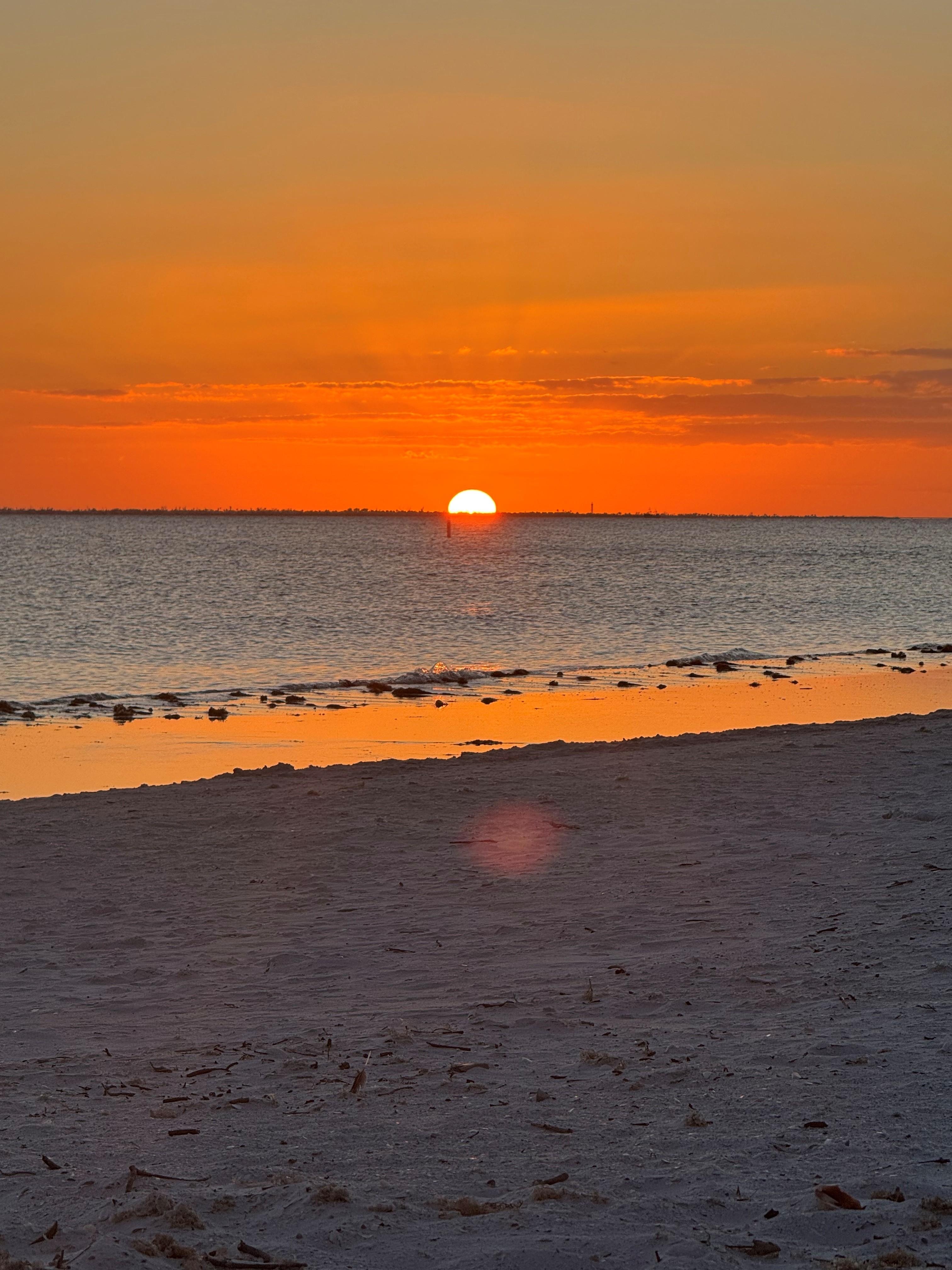 Sunset, 3-minute walk 