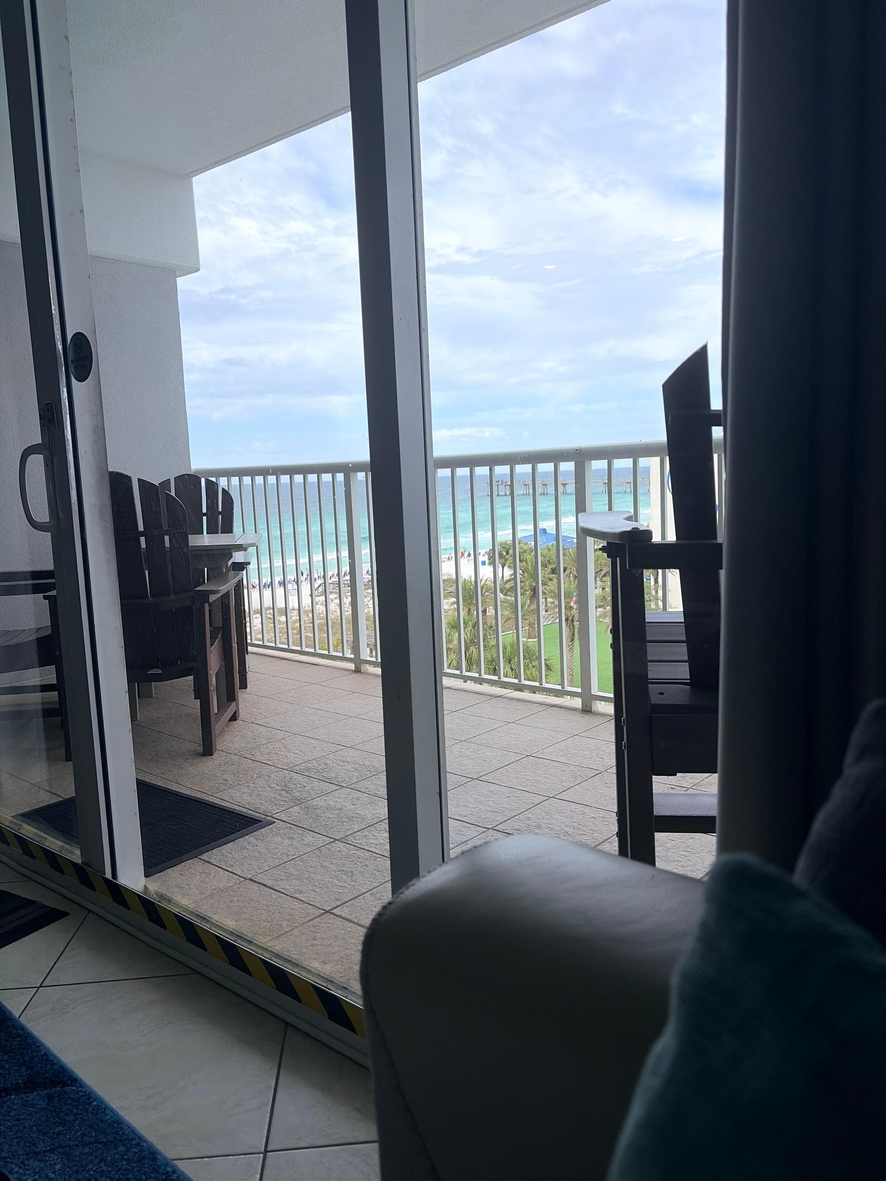 If you’re wondering what the view from the sofa is, this is it!