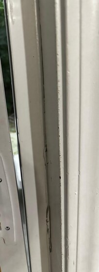 Basement patio door does not lock