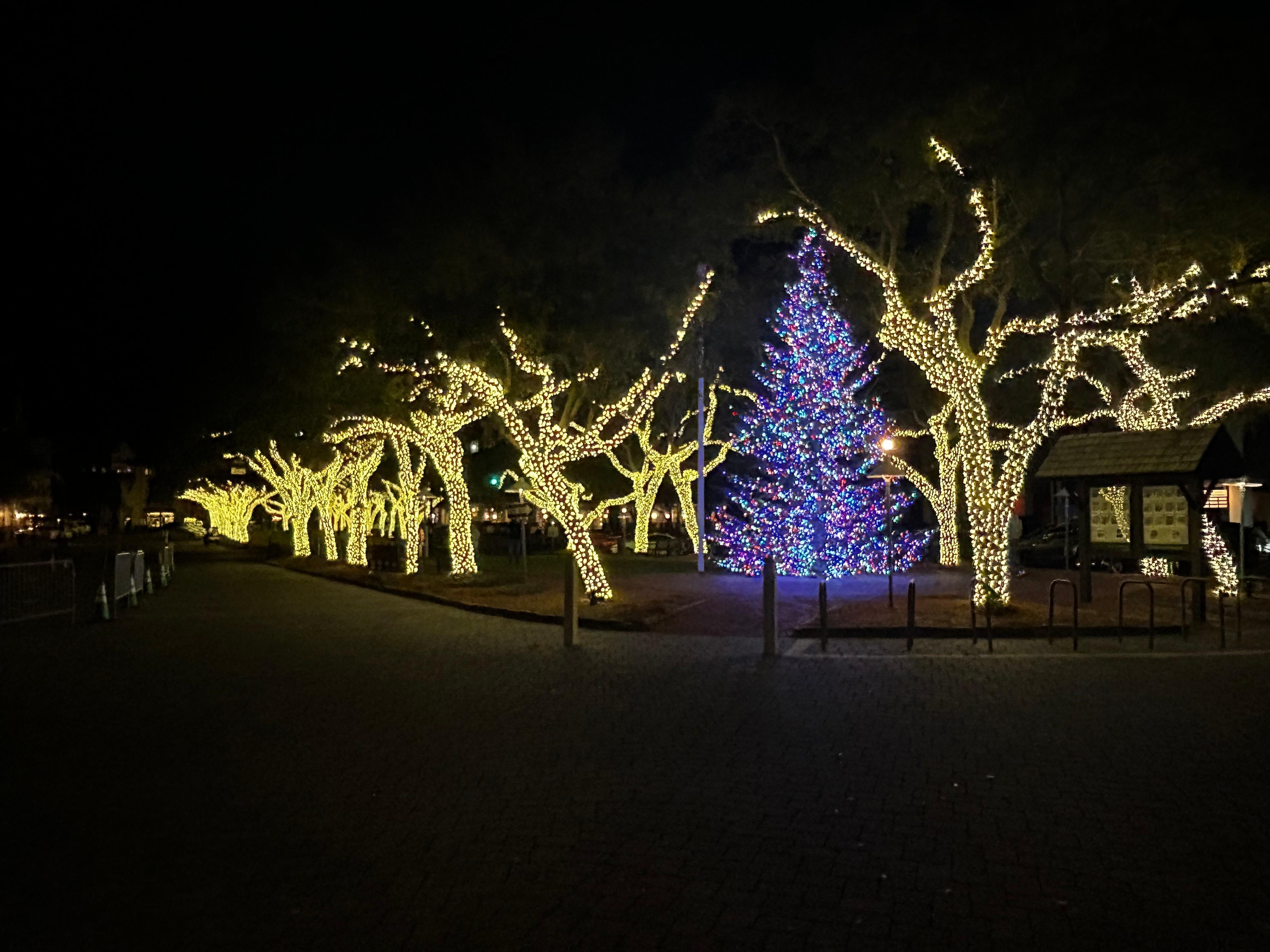 Town square next to hotel.