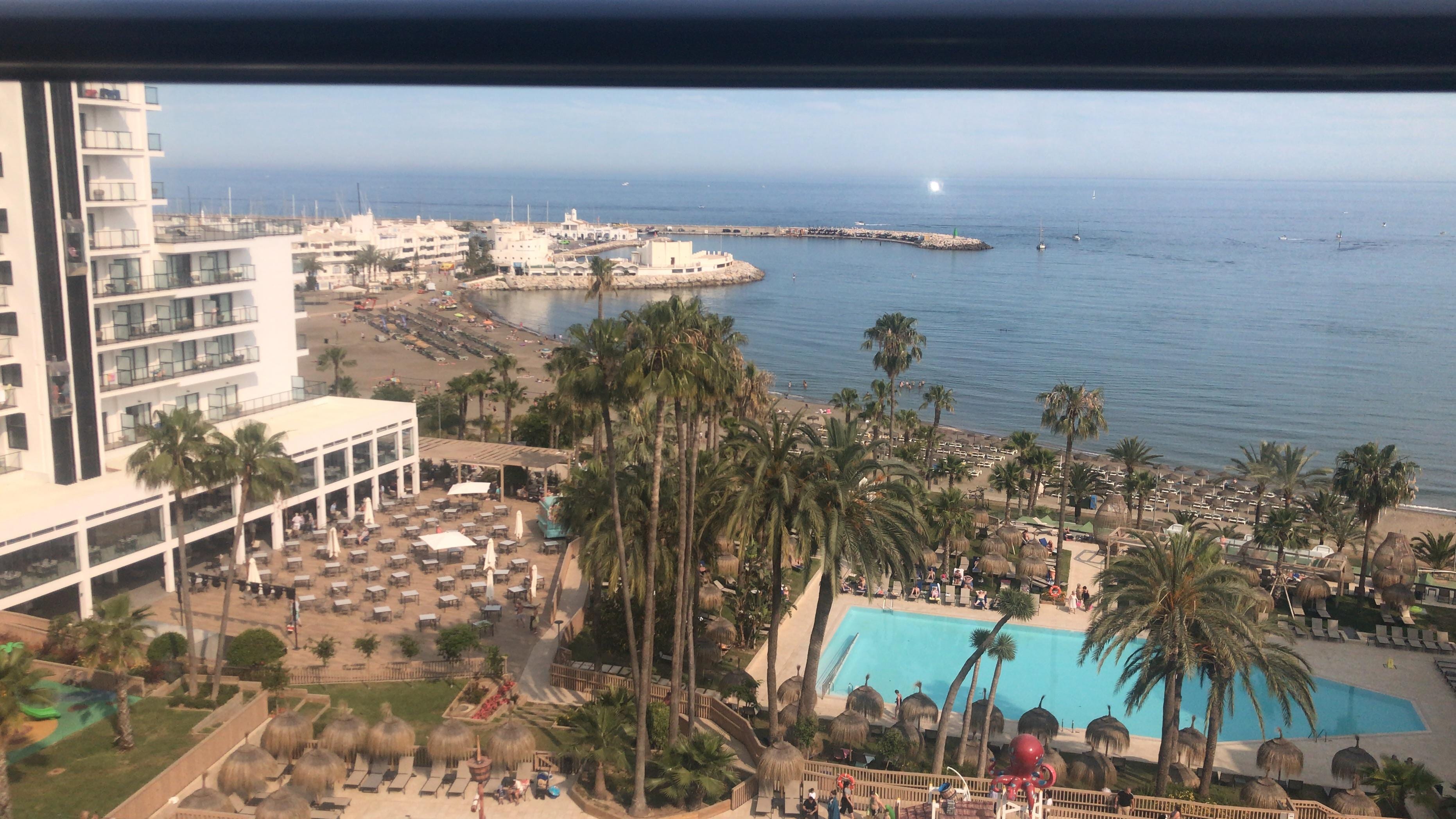 View from our balcony 