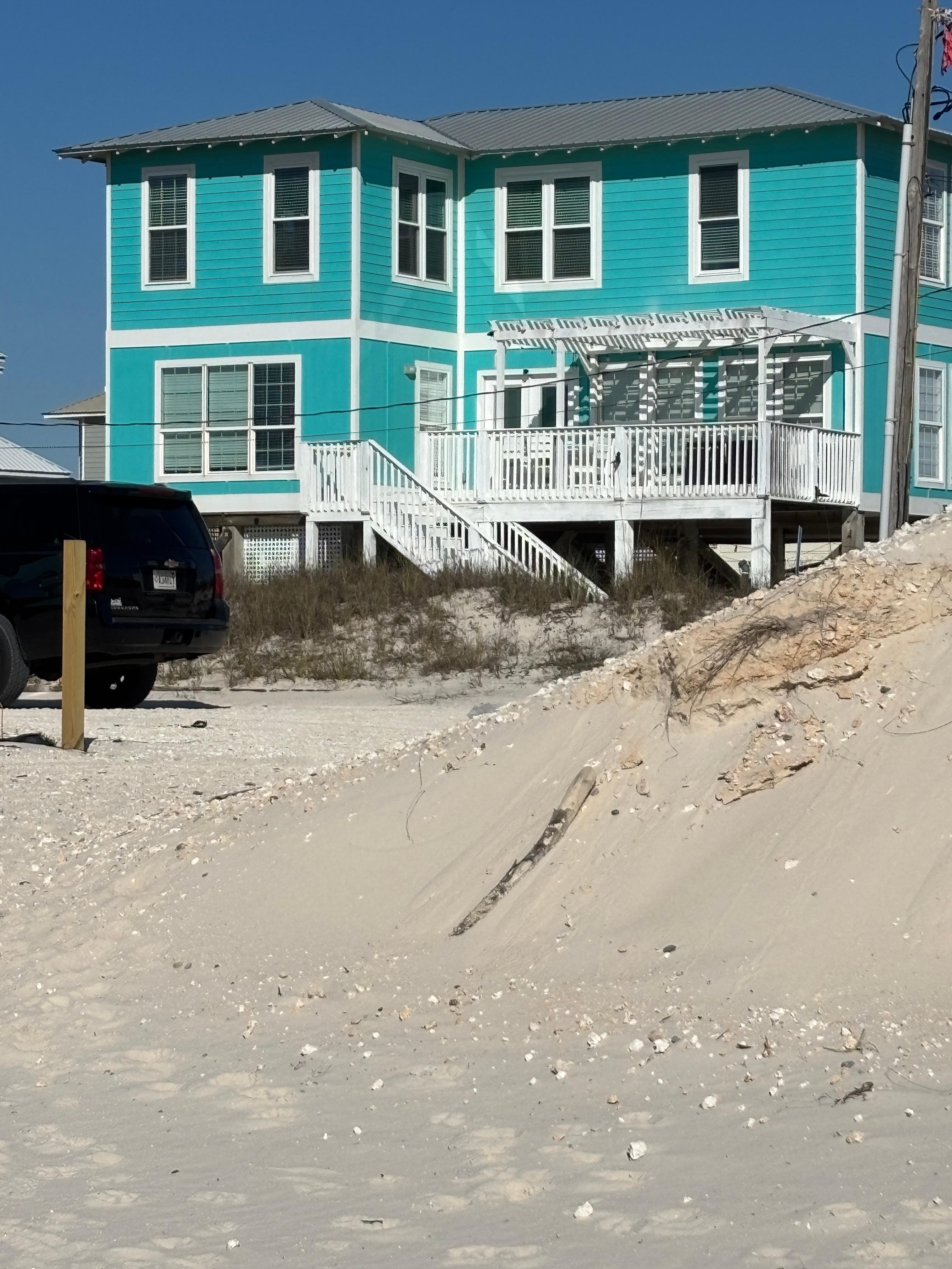 House from the beach
