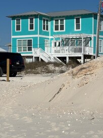 House from the beach