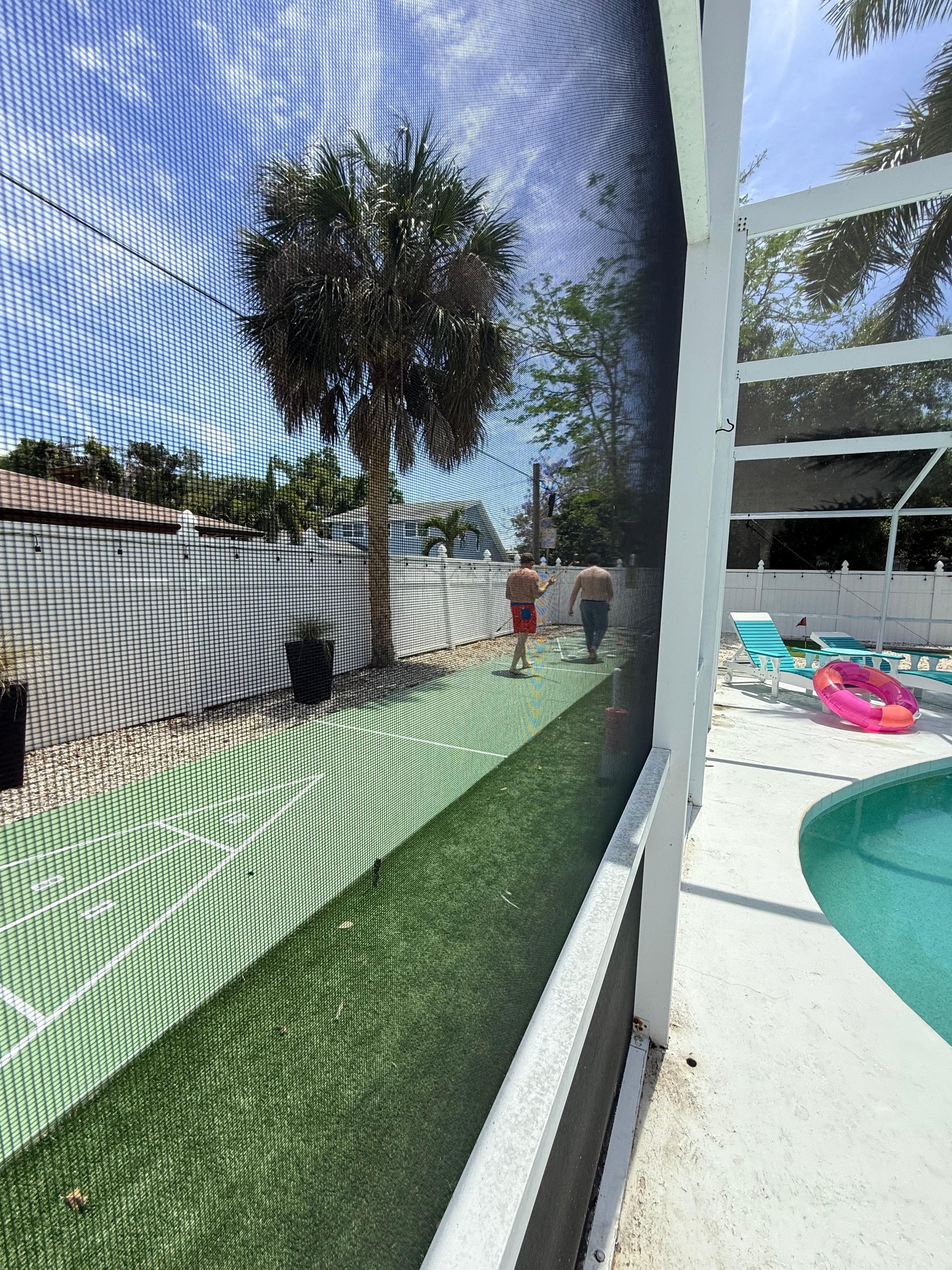 Shuffleboard.  My husband and son loved it