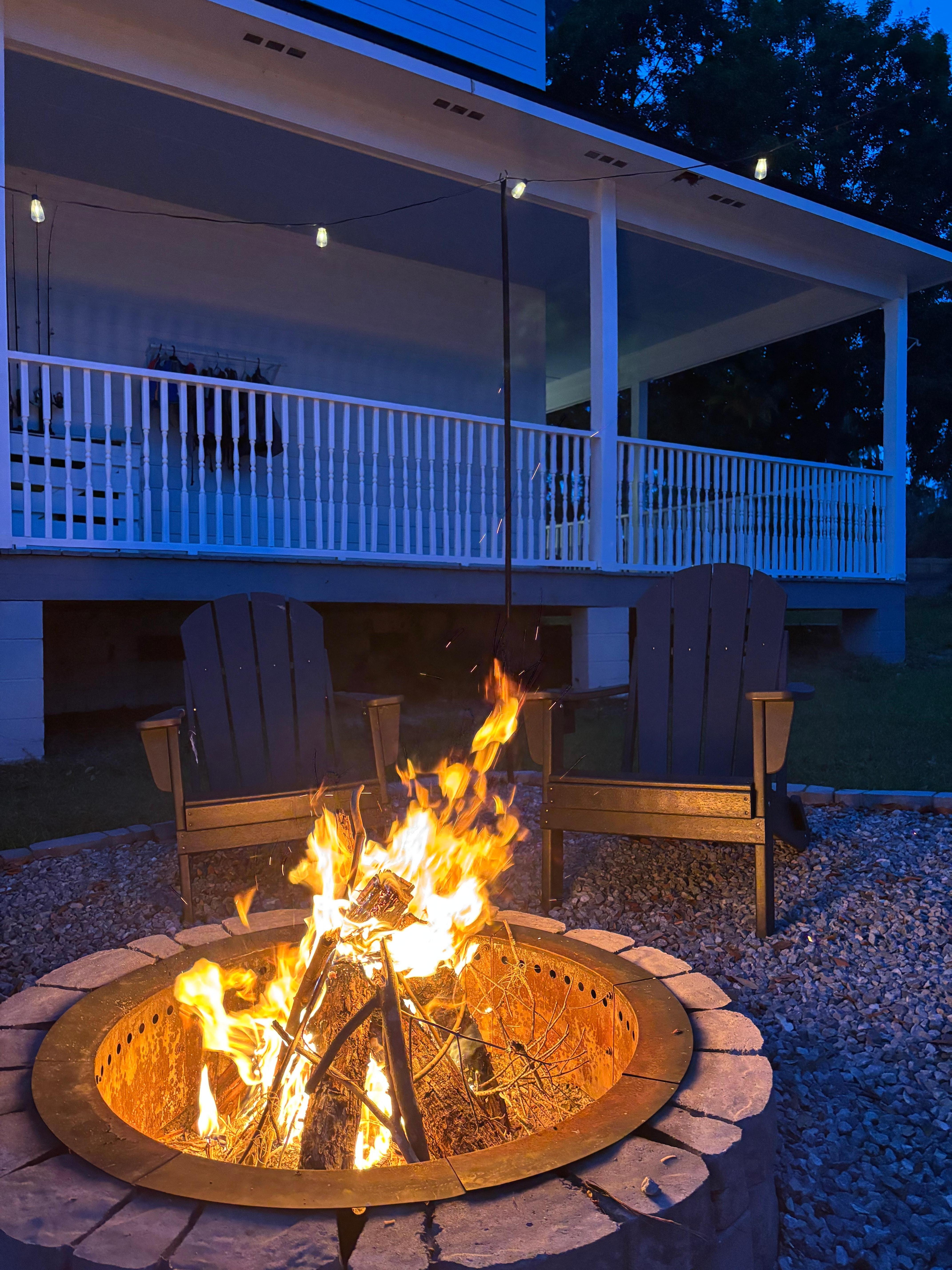 Awesome fire pit area!