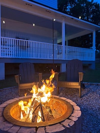 Awesome fire pit area!