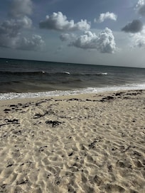 Beach nearby.
