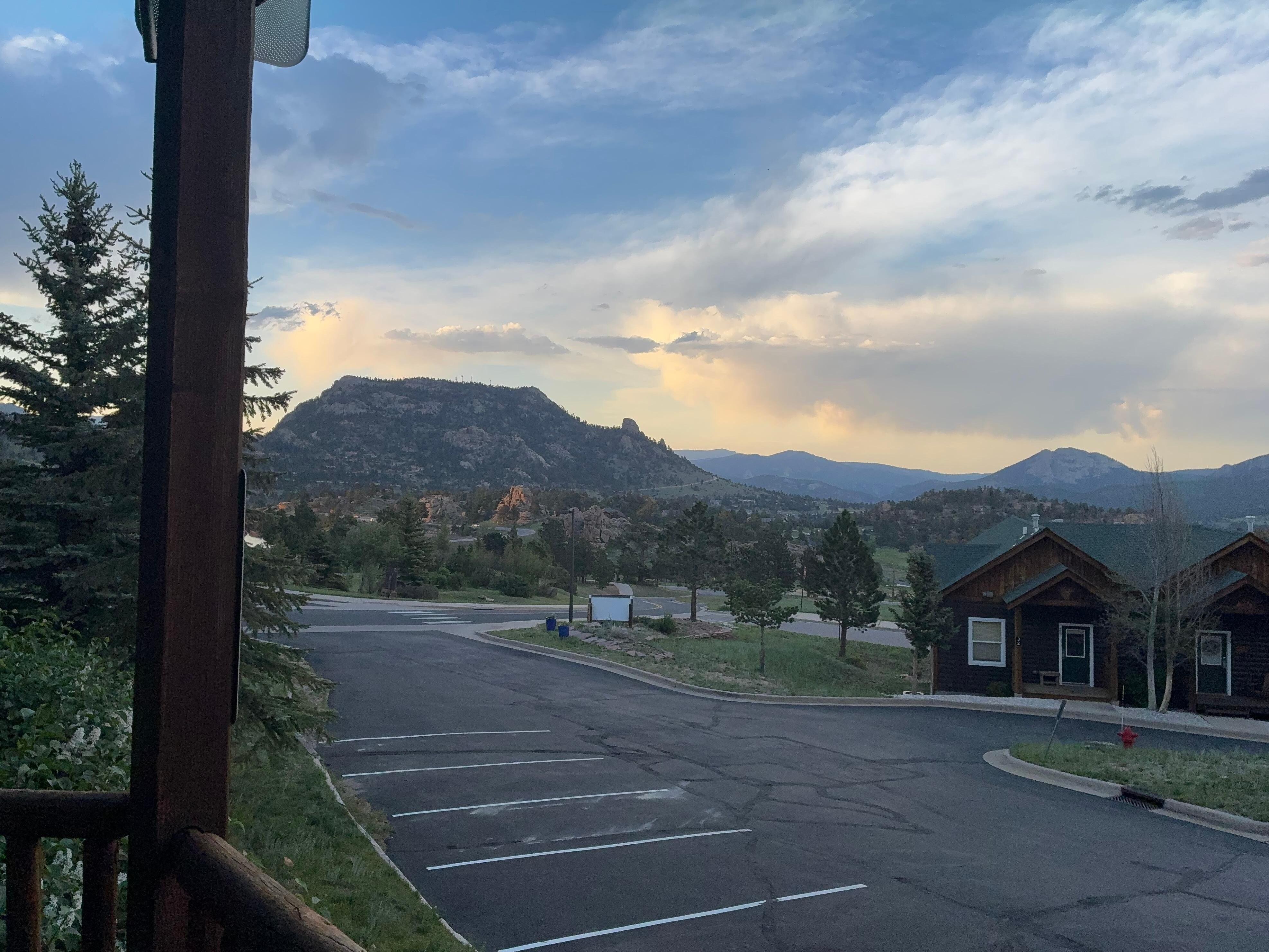 View from deck