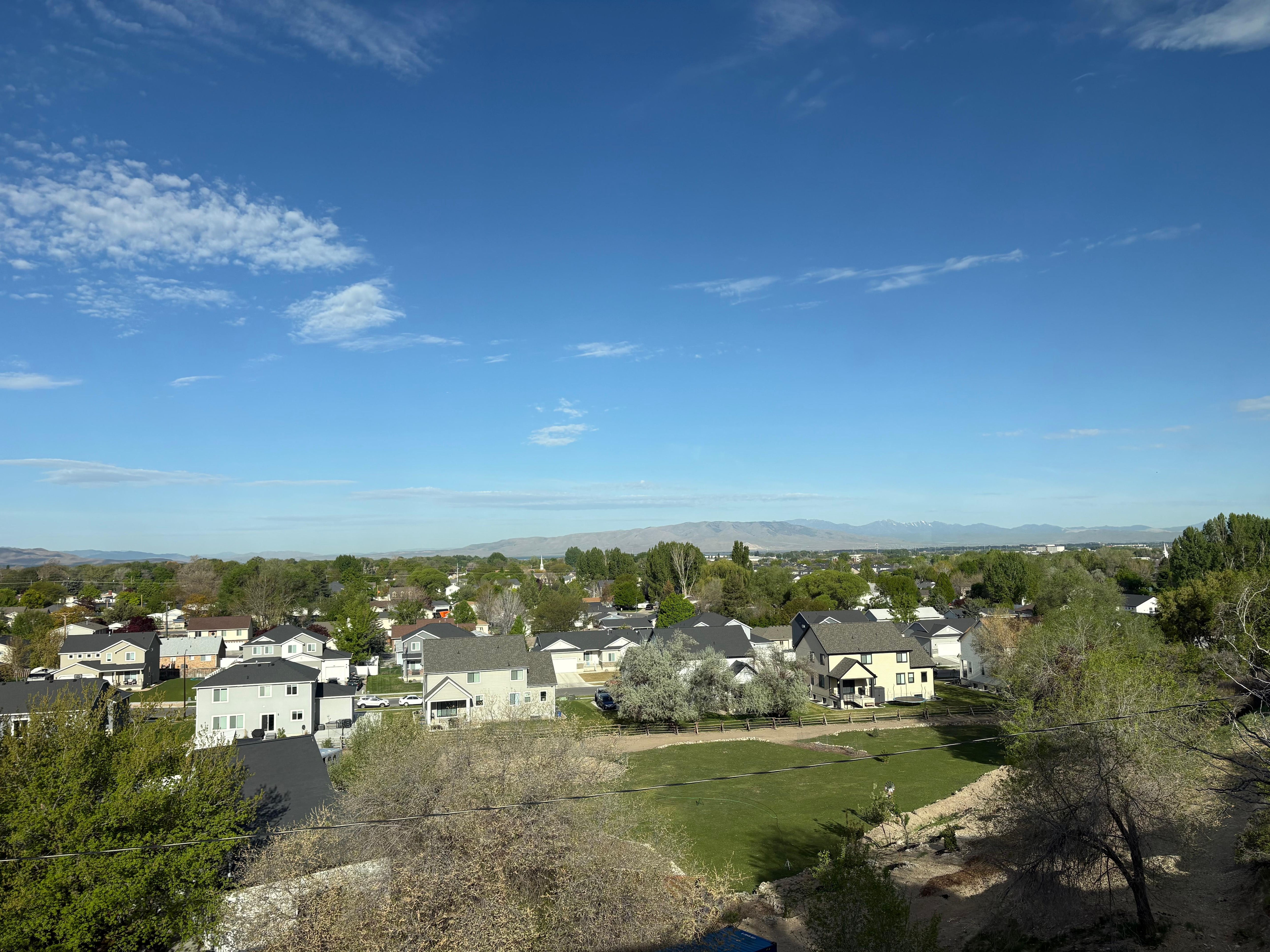 Beautiful view from the dining area.