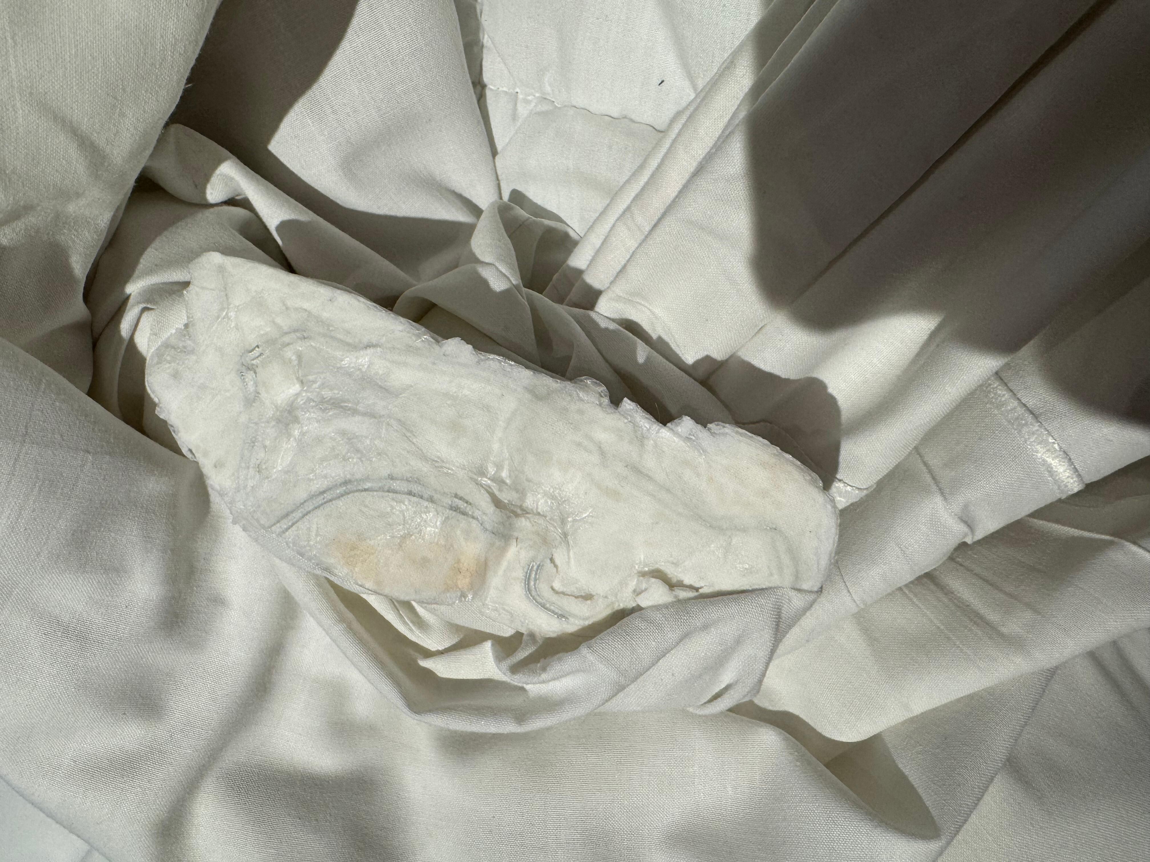 ladies pant liner ironed inside duvet cover