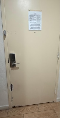 Entry door