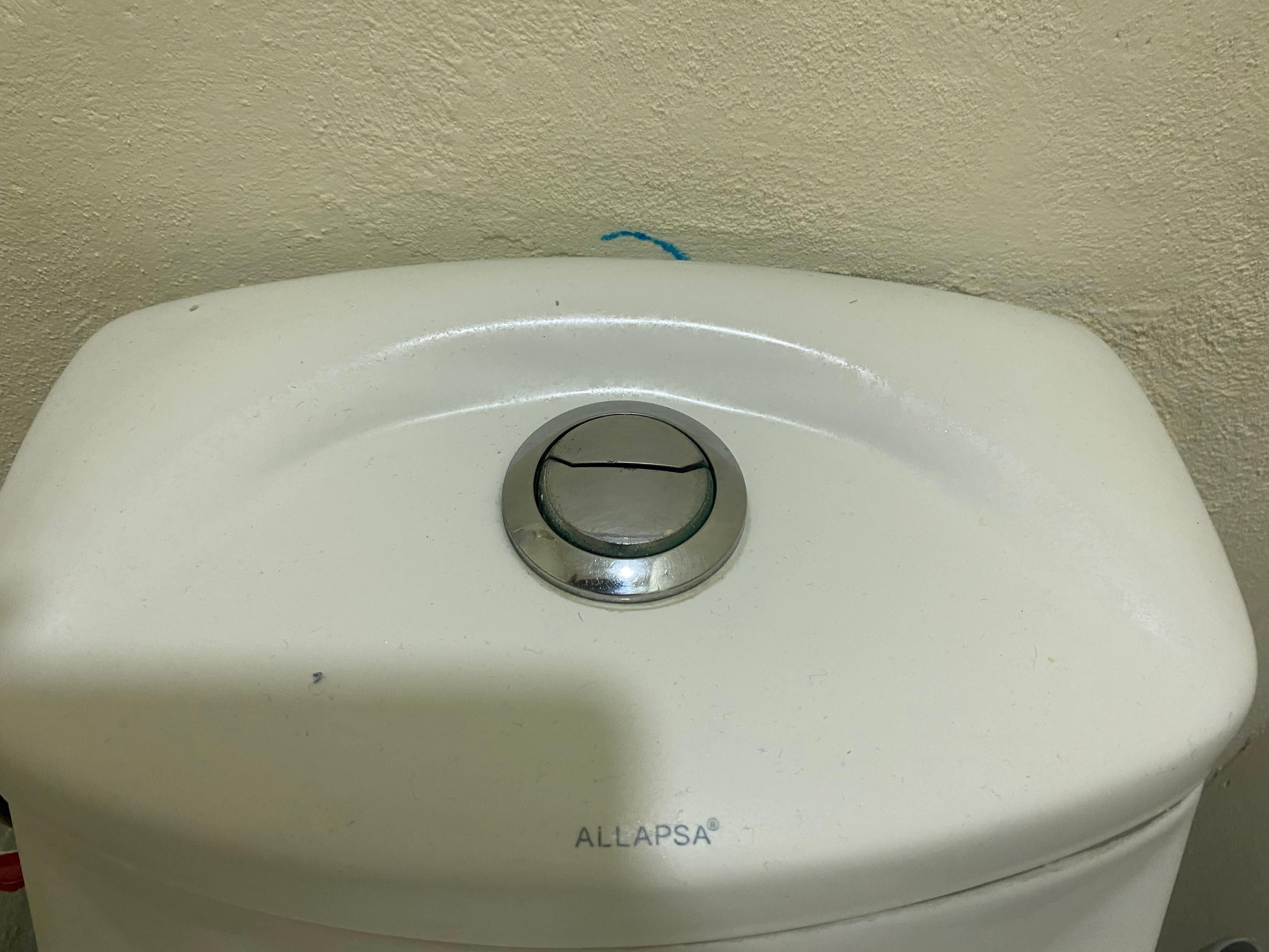 La taza llena de polvo (no se había limpiado en varios días)