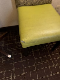 Torn chair