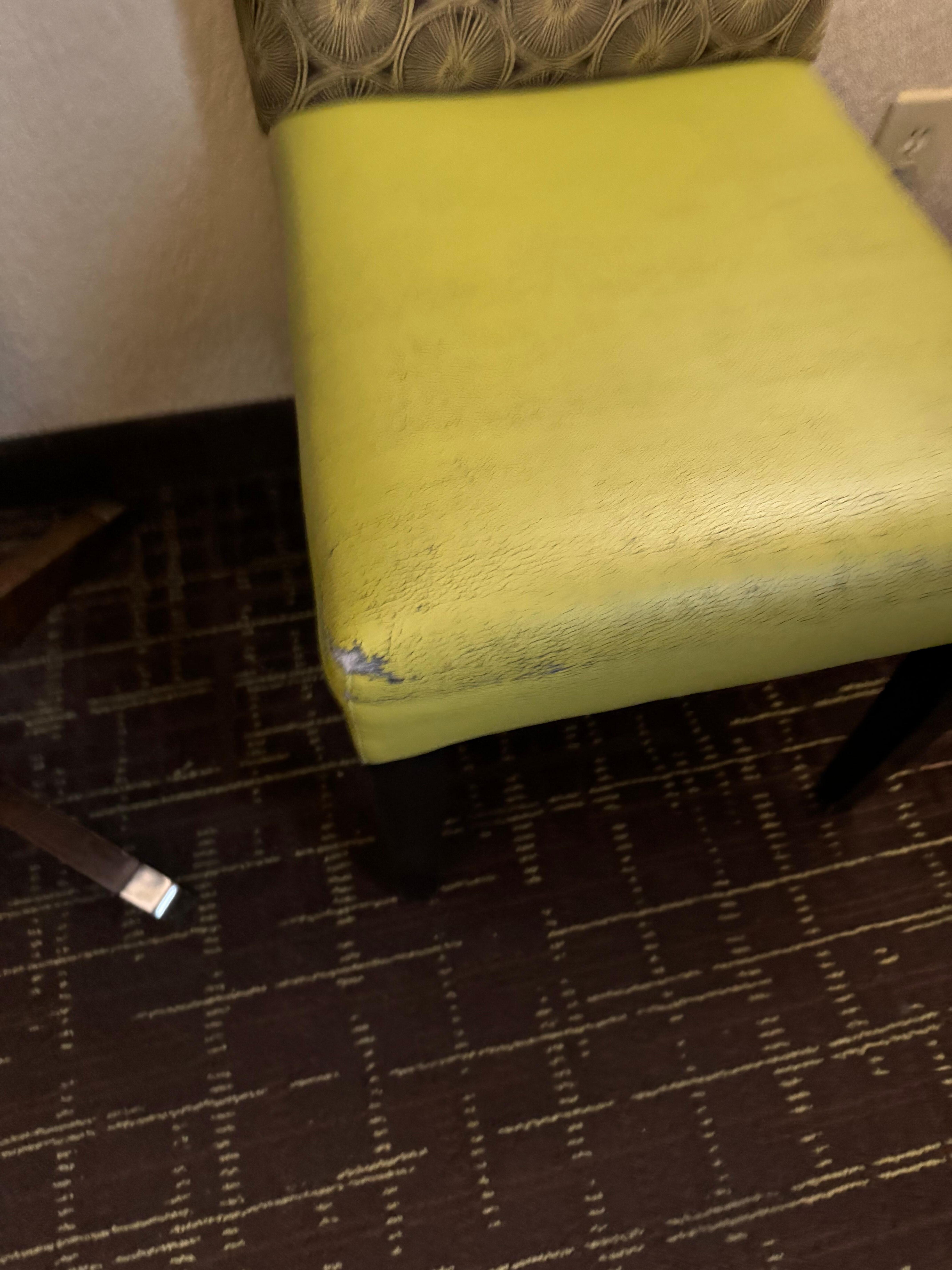 Torn chair