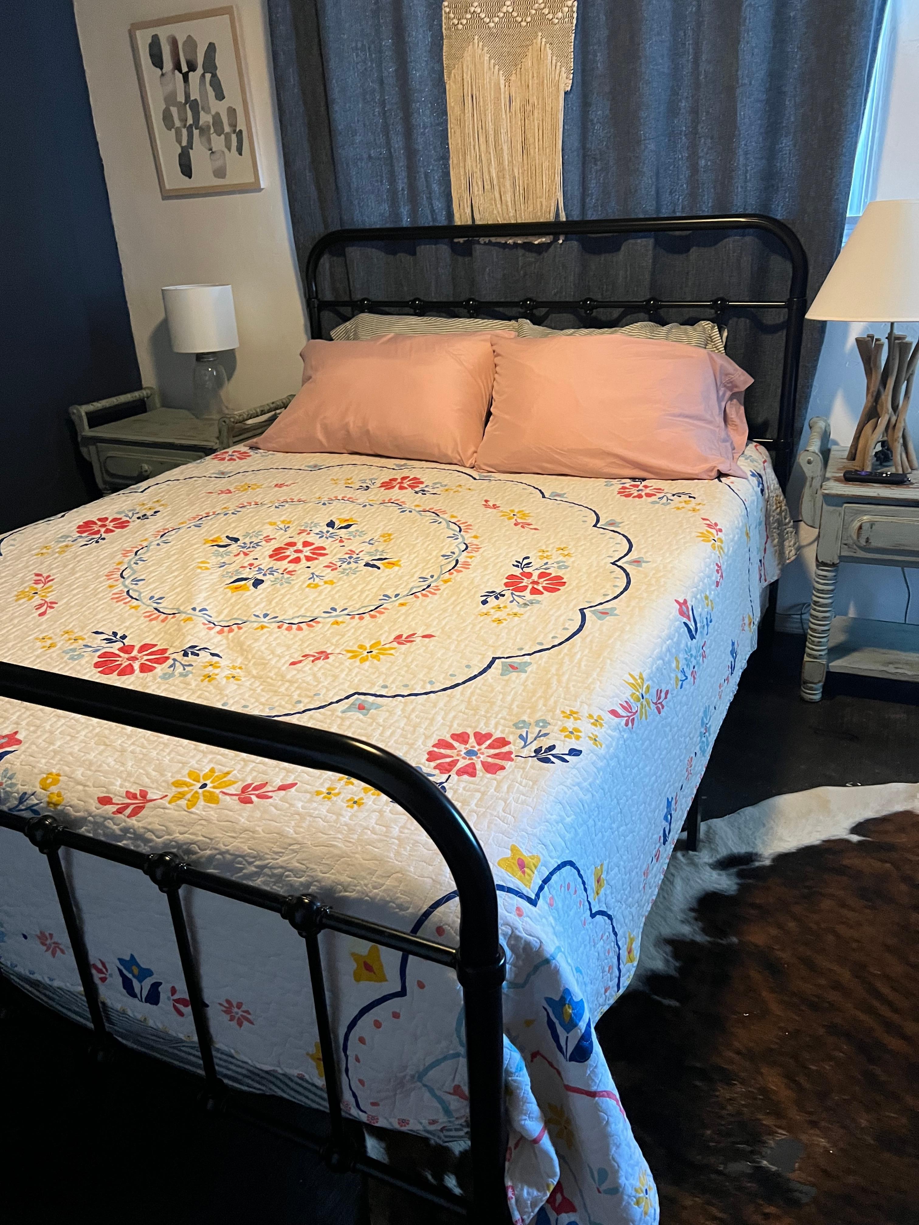 bed has firm mattress