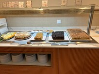 Good selection of desserts for dinner.