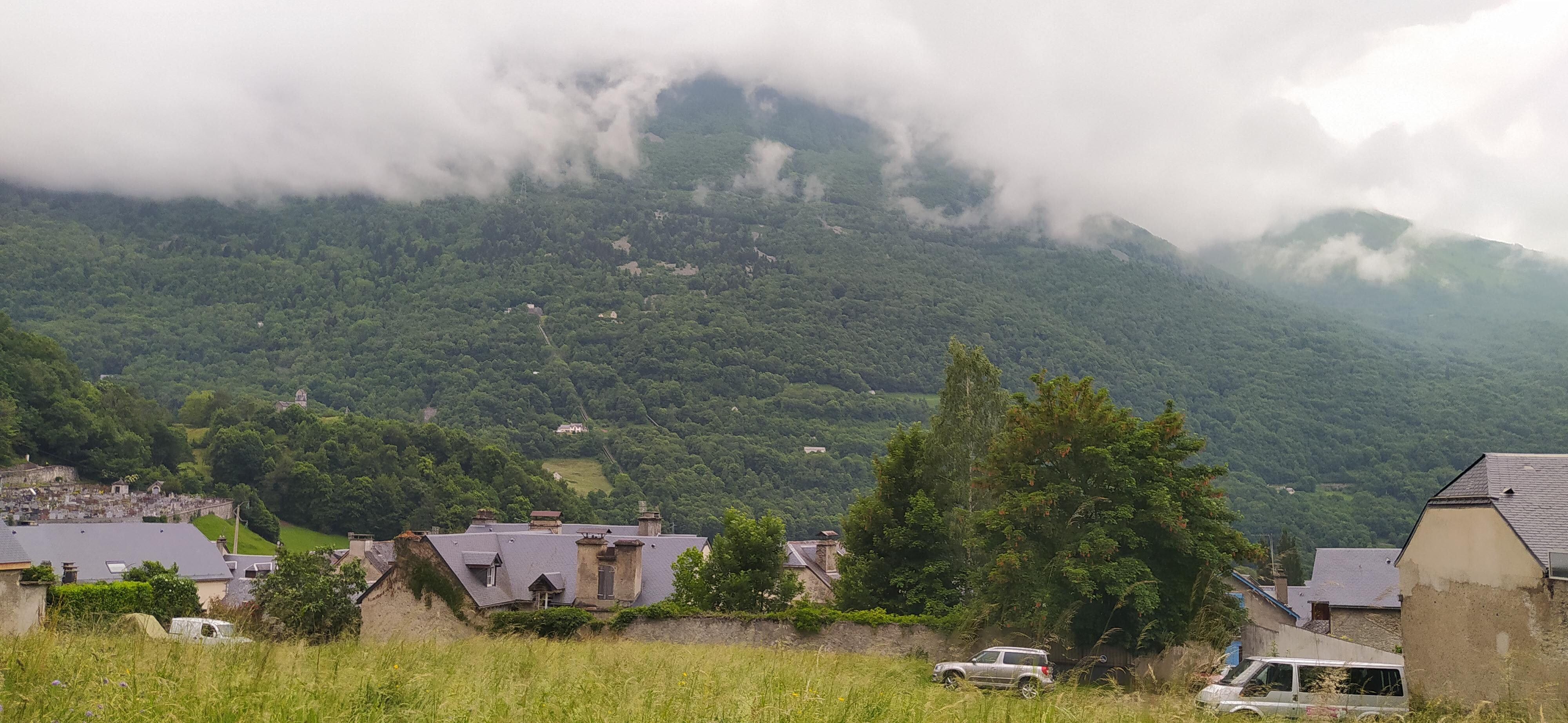 Panorama vu du gîte