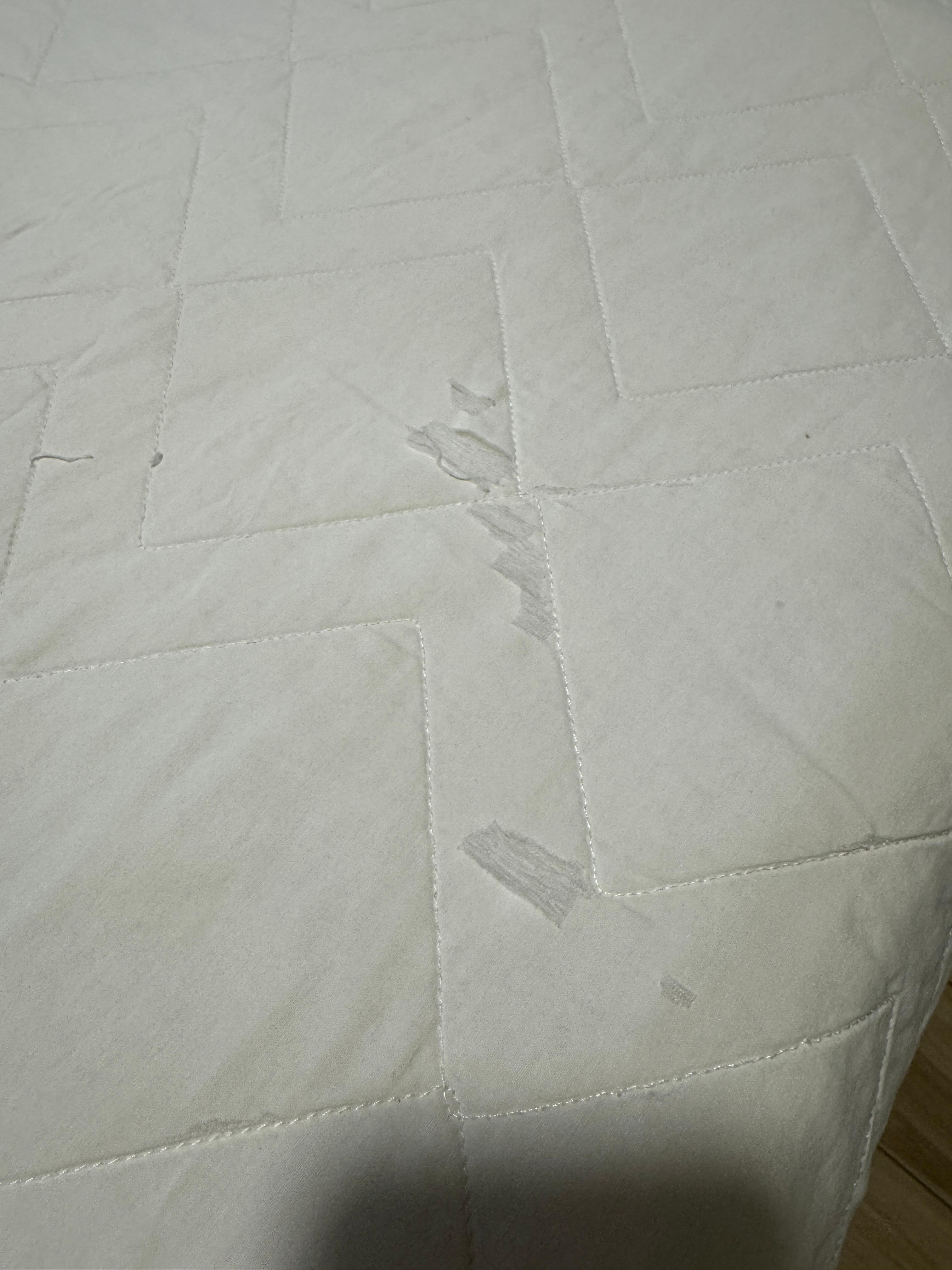 Roupa de cama inadequada 