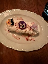 Dessert at the restaurant!