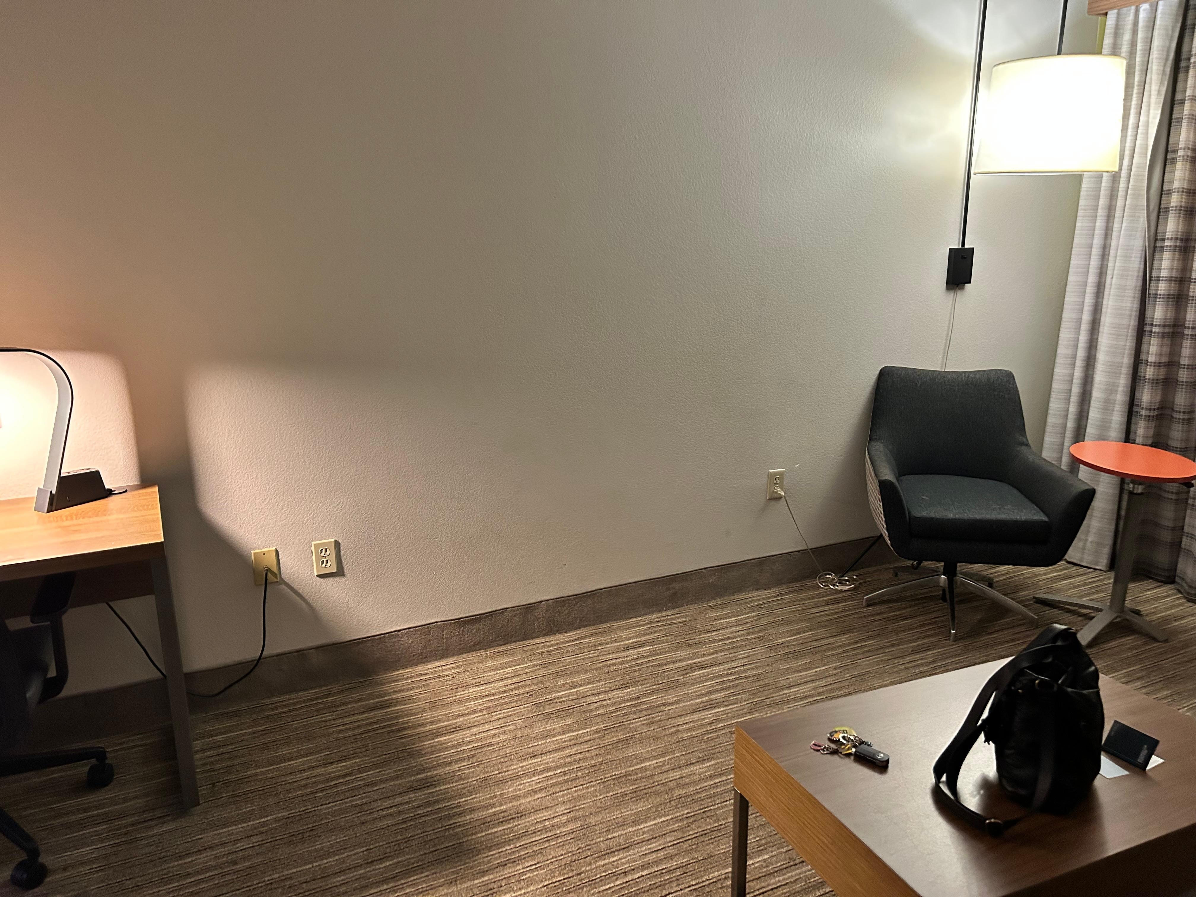 Put another television right here or something! This looks horrible.