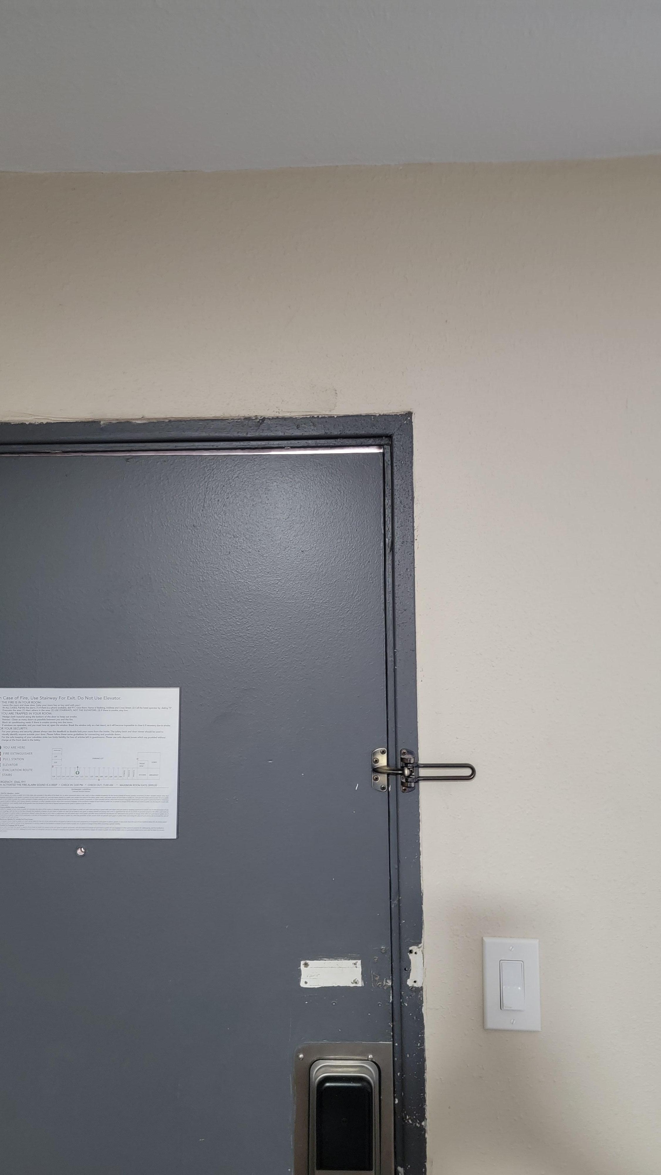 Door Misaligned can't use security bolt