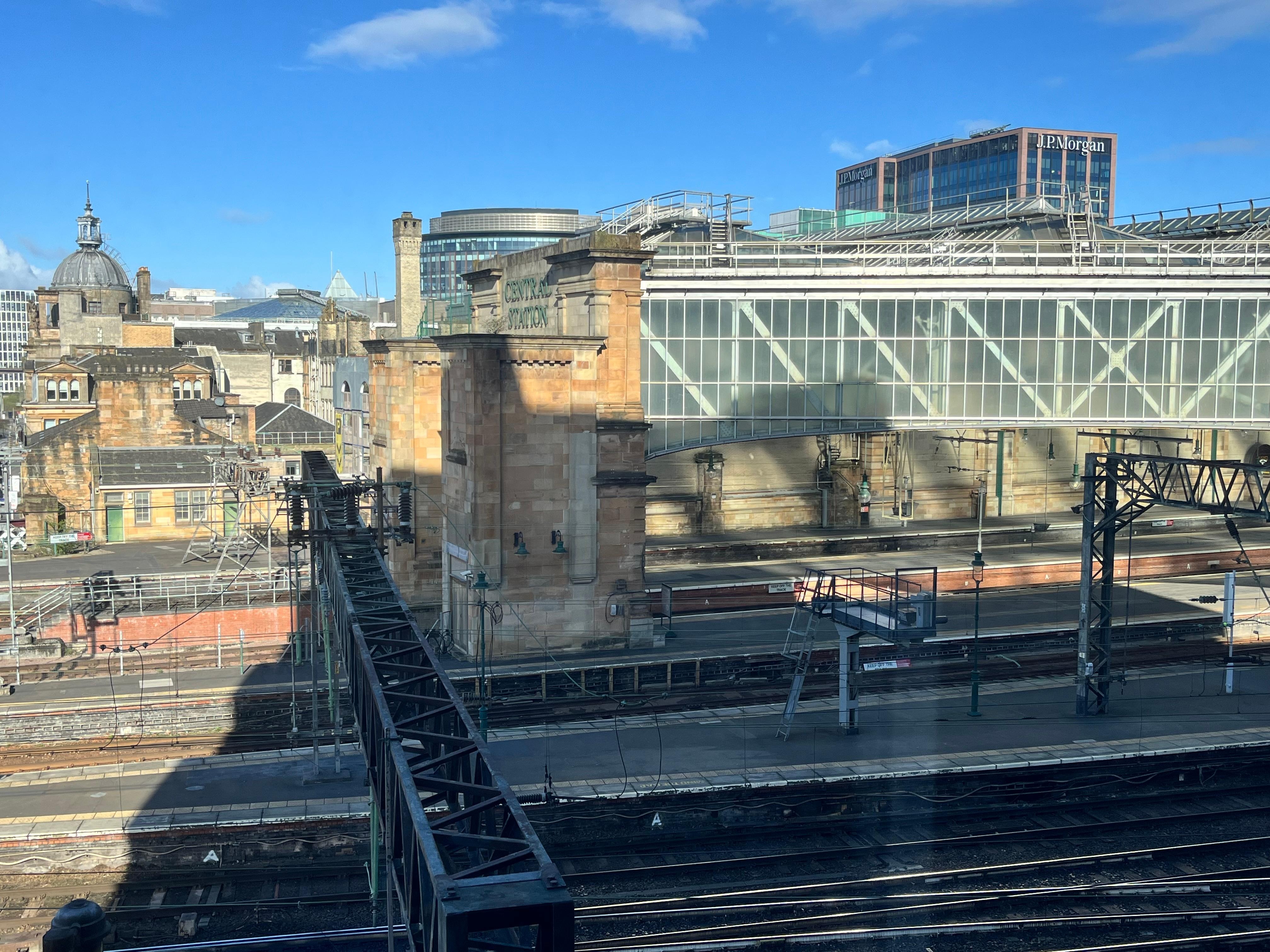 The view from our 5th floor window. 