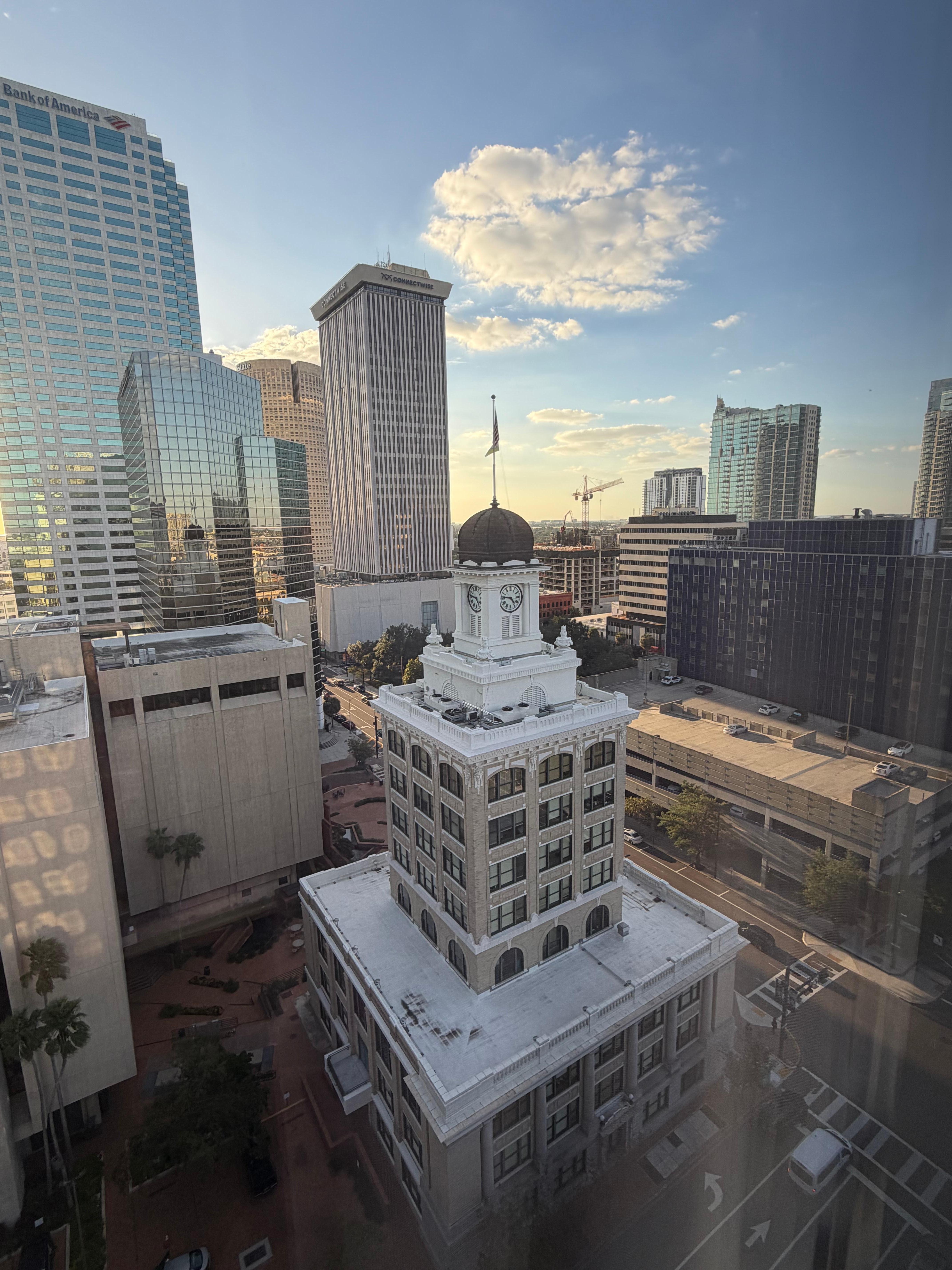 View from hotel room 