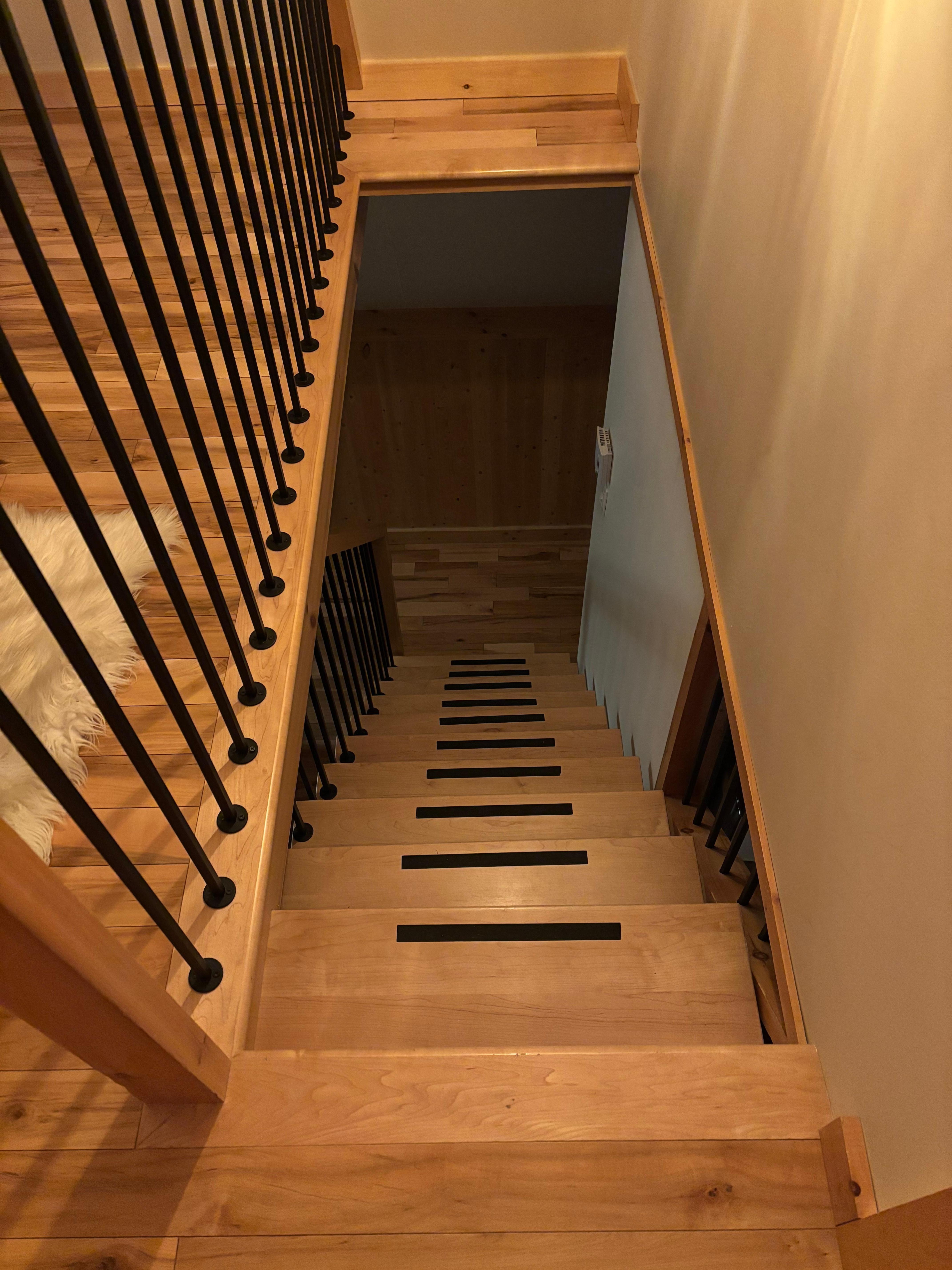 Take care on the descent