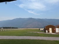 View from the outdoor seating